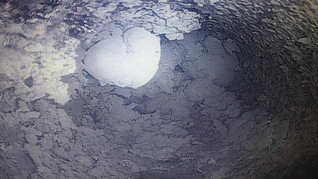 Chimney flue before blockage removal